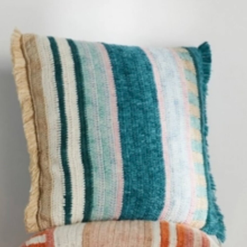 Anthropologie Crochet Indoor/Outdoor Pillows